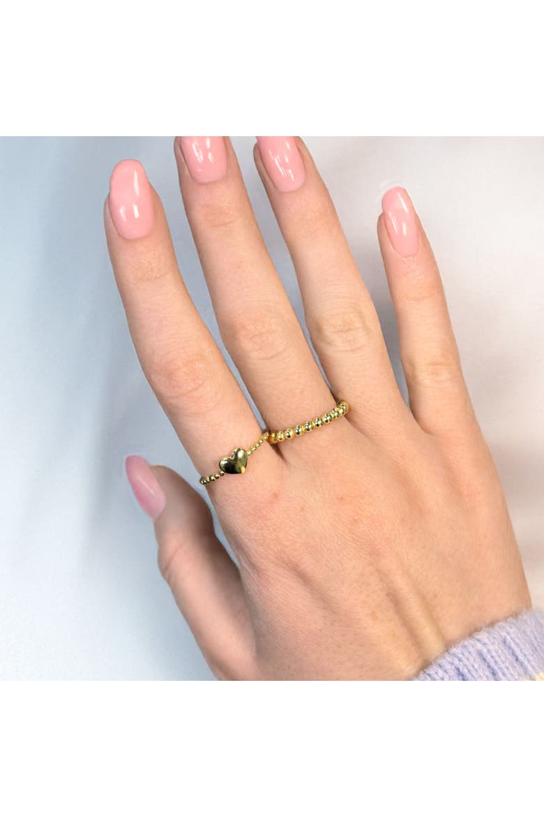 Gold Beaded Ring, Alternate, color, Yellow Gold