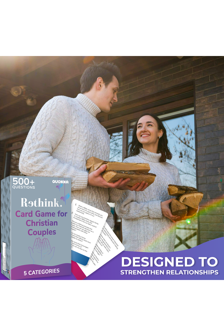 Christian Couples Conversation Cards, Alternate, color, Travel version