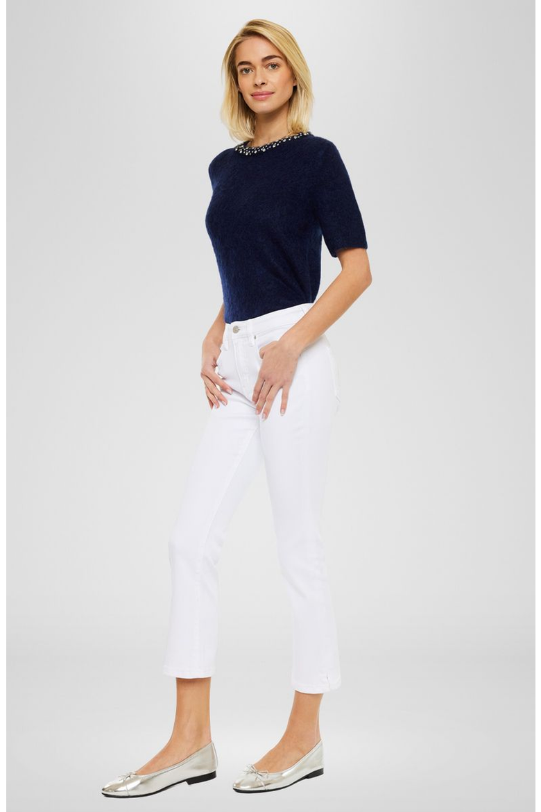 Bristol High Rise Kick Flare Jeans, Alternate, color, White