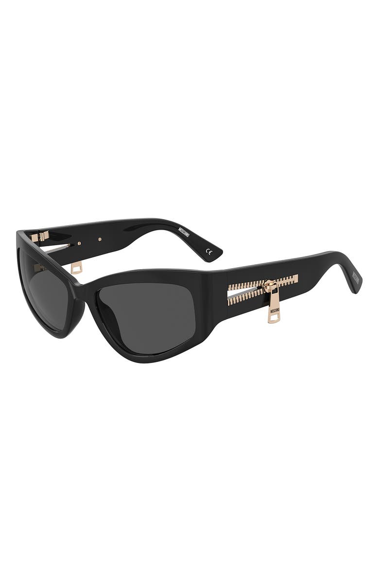 Moschino 59mm Cat Eye Sunglasses, Alternate, color, 