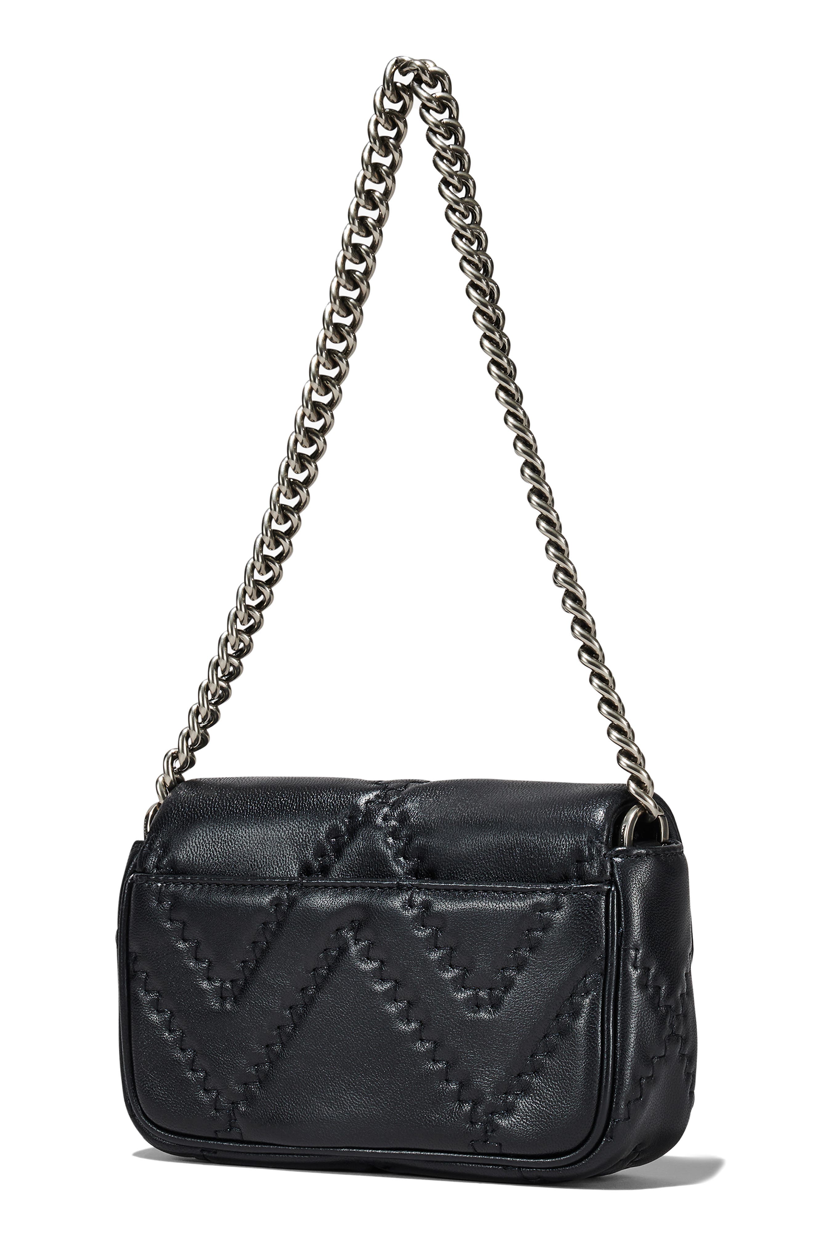 Marc Jacobs The Quilted Leather J Marc Mini Bag, Alternate, color, 