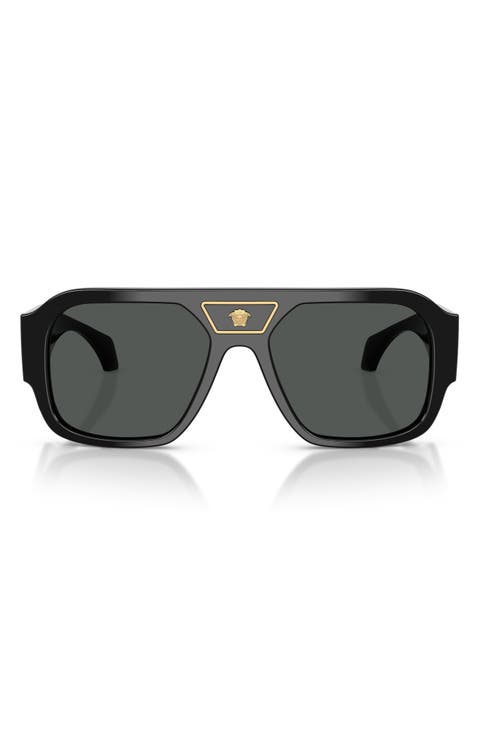 56mm Square Sunglasses