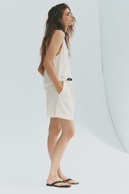 H&M Dressy linen-blend shorts