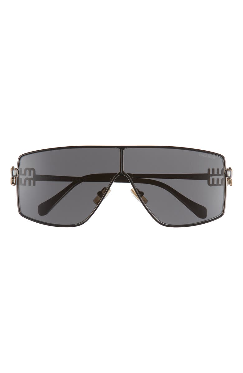 Miu Miu 69mm Oversize Shield Sunglasses, Main, color,