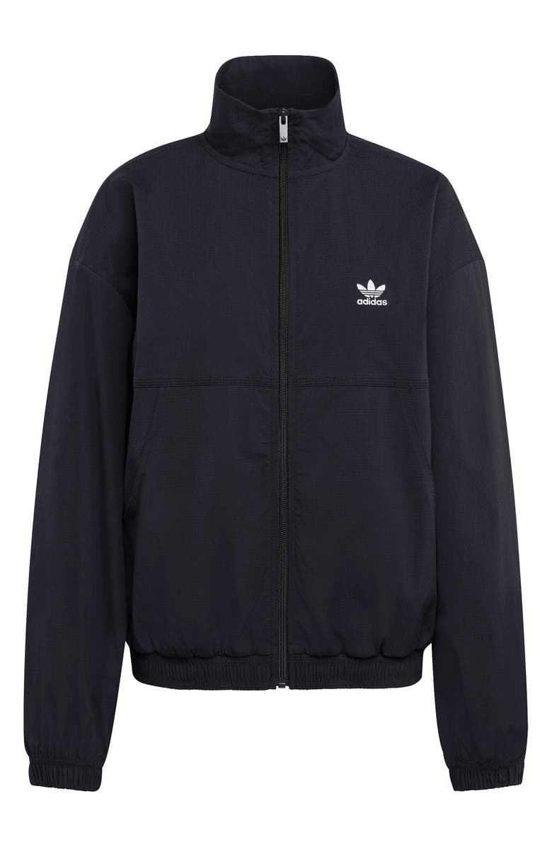 adidas Originals Essentials Woven Windbreaker Jacket, Alternate, color, Black