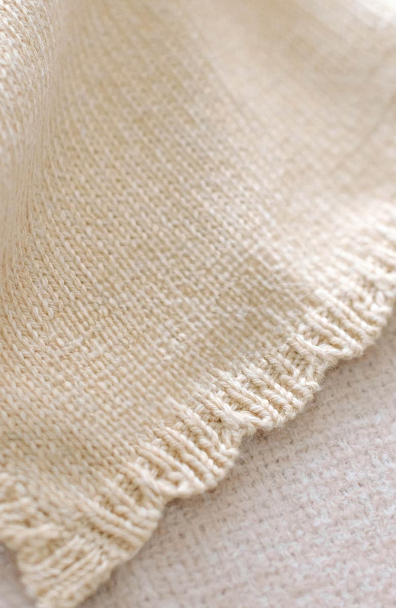 cuddle+kind Baby Bunny Lovey & Soother Blanket, Alternate, color, Beige