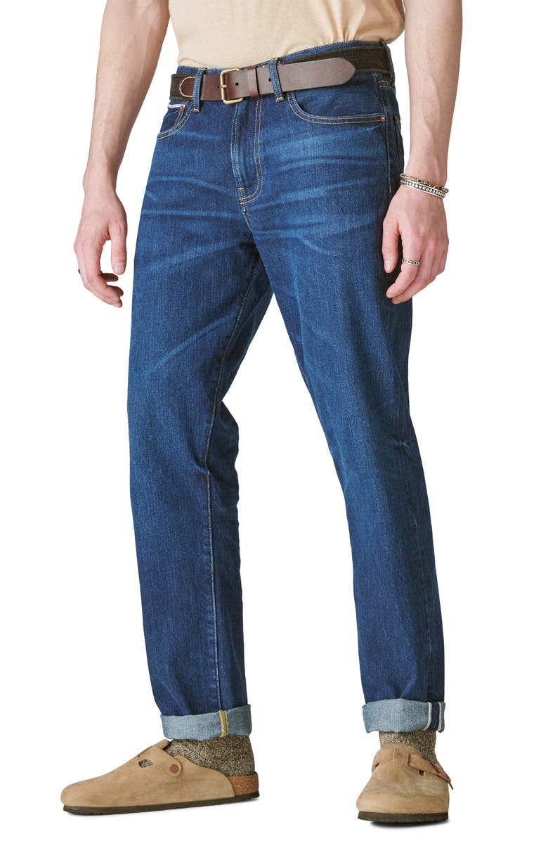 Lucky Brand 410 Athletic Straight Leg Jeans, Alternate, color, 