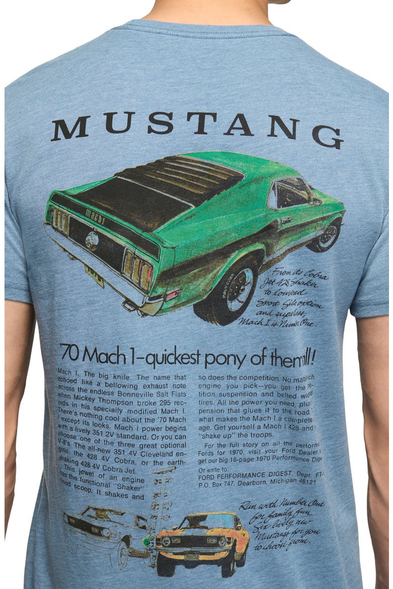 Mustang Graphic Tee, Alternate, color, COPEN BLUE