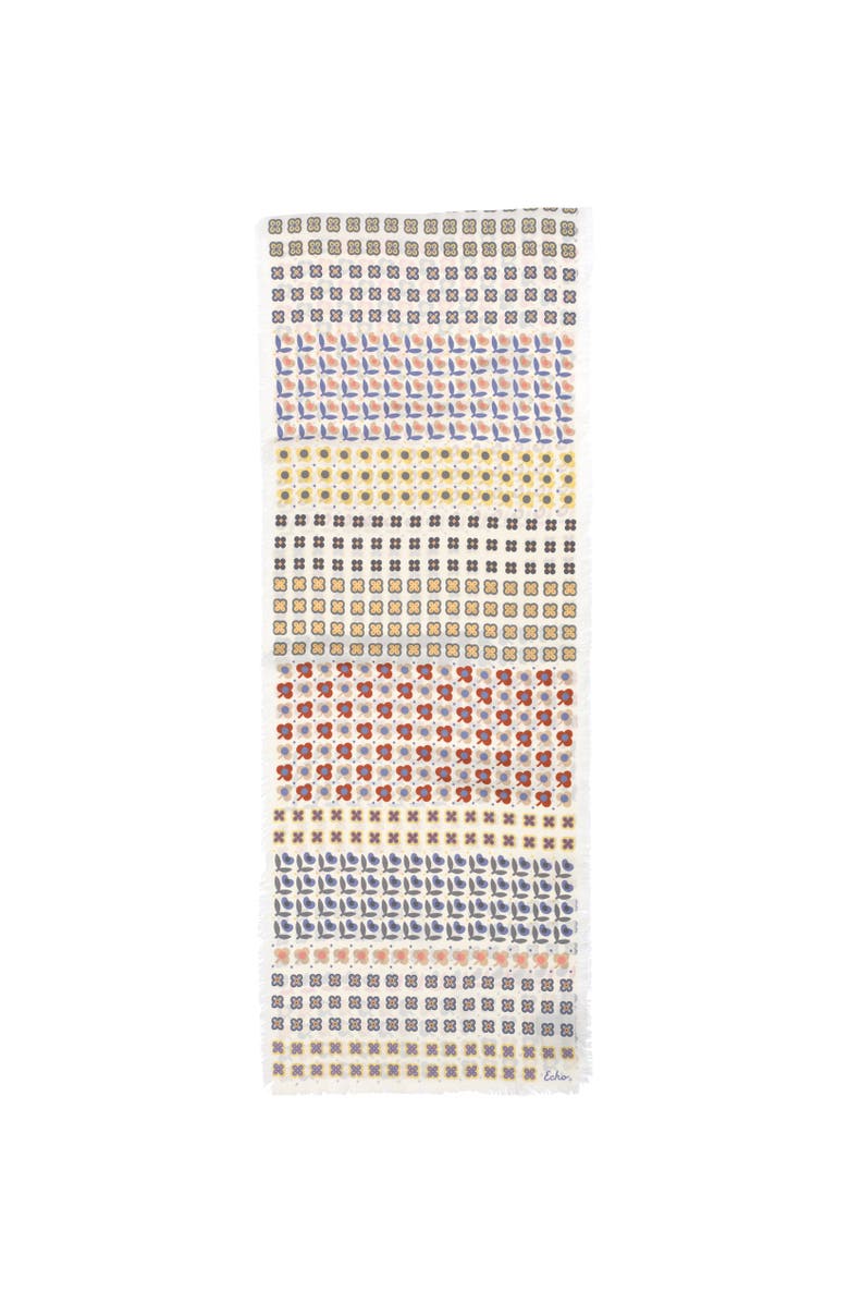 Echo Clover Silk Oblong, Alternate, color, Pebble