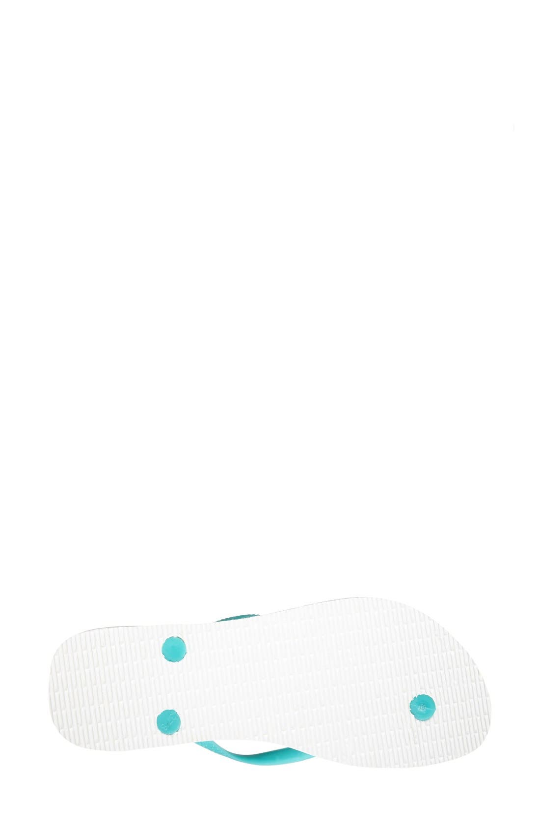 'Slim - Pets' Flip Flop, Alternate, color, WHITE