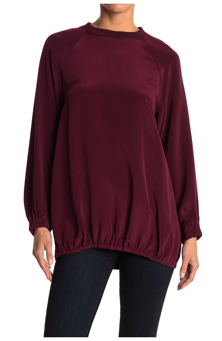 Tibi Silk Sweatshirt, Main, color, 