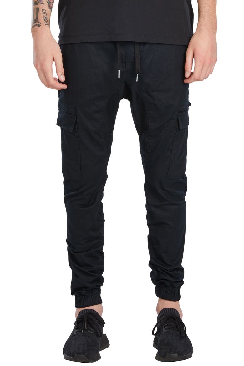 Sureshot Cargo Jogger Pants, Main, color, BLACK