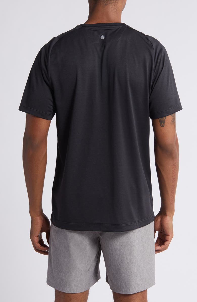 Zella Racquet Performance T-Shirt, Alternate, color, Black