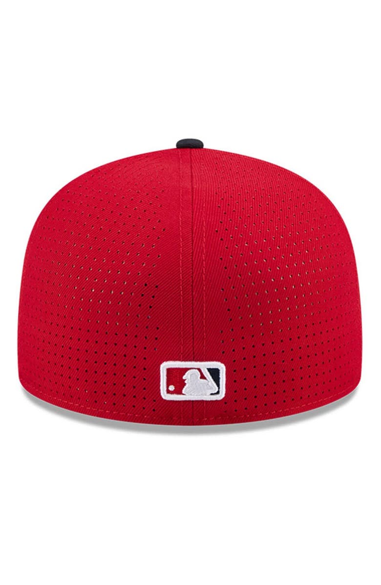 New Era Men's New Era Red/Navy Washington Nationals 2025 MLB All-Star Game Side Patch 59FIFTY Fitted Hat, Alternate, color, Red