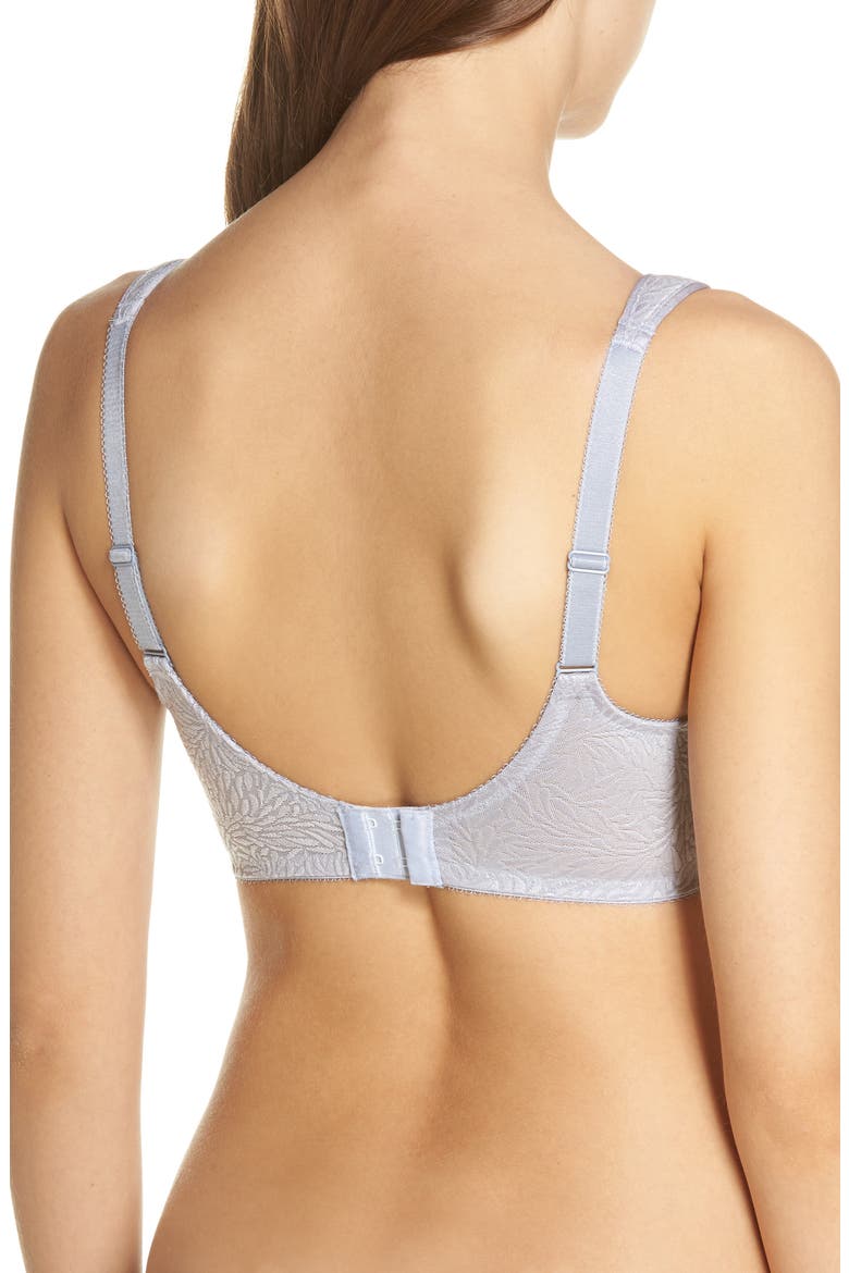 Jacquard Underwire Contour Bra (Nordstrom Exclusive), Alternate, color, LILAC GRAY