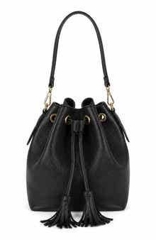 Carlotta Leather Bucket Bag
