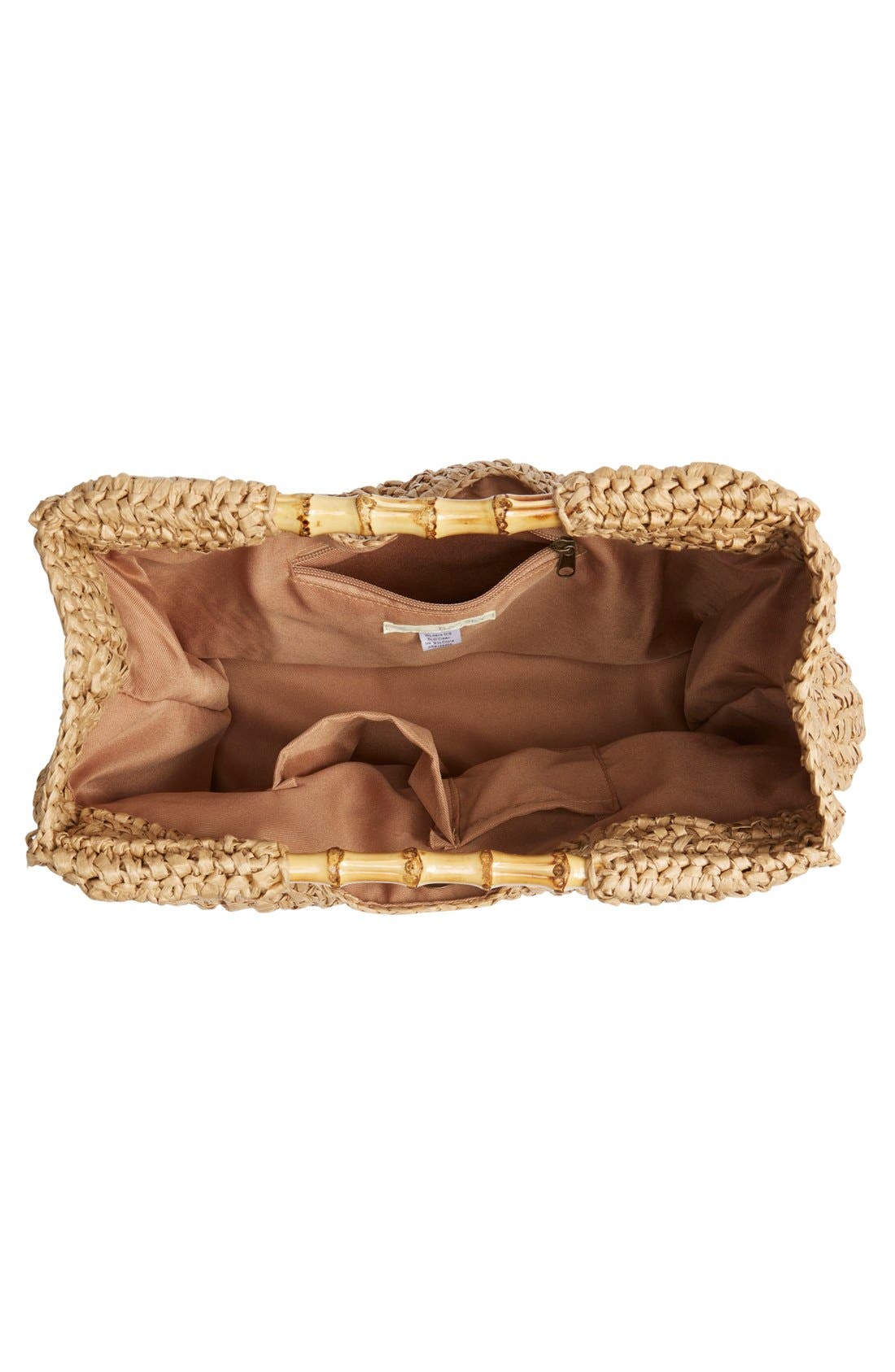 San Diego Hat Woven Straw Tote, Alternate, color, 