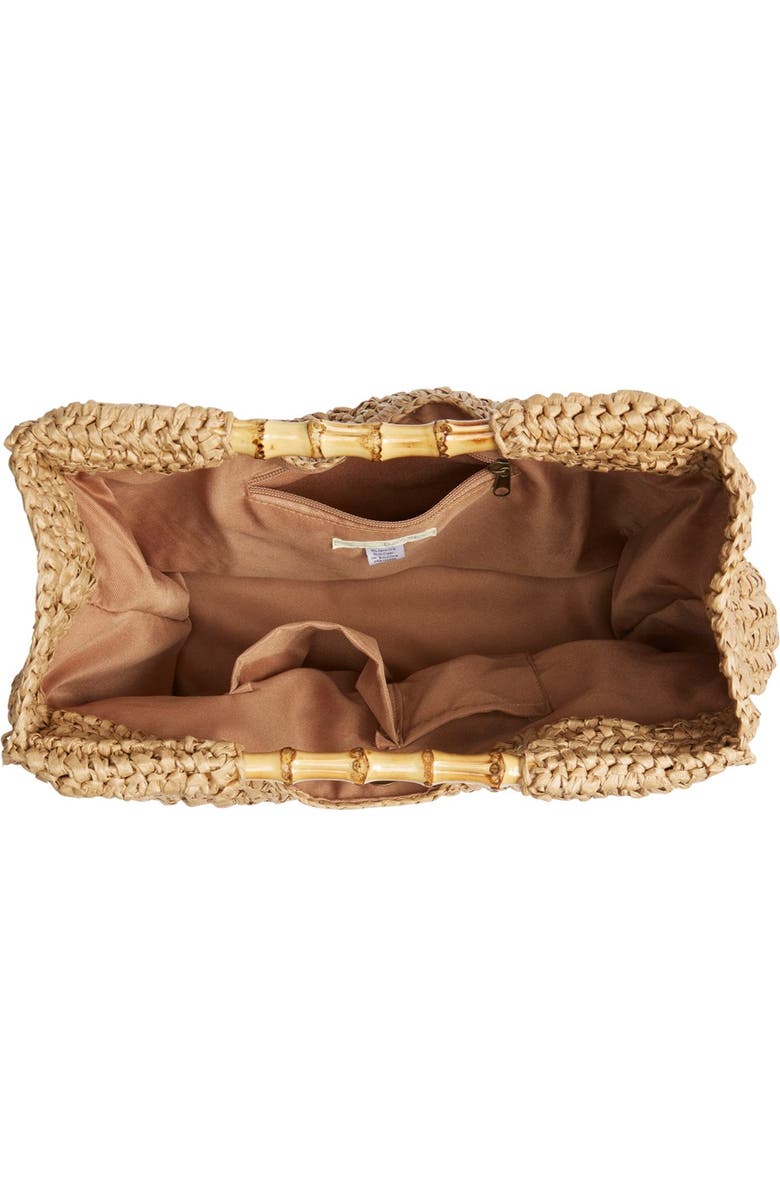 San Diego Hat Woven Straw Tote, Alternate, color,