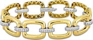 Julianna B. 4/5 CTW Diamond Square Link Bracelet 14k Gold