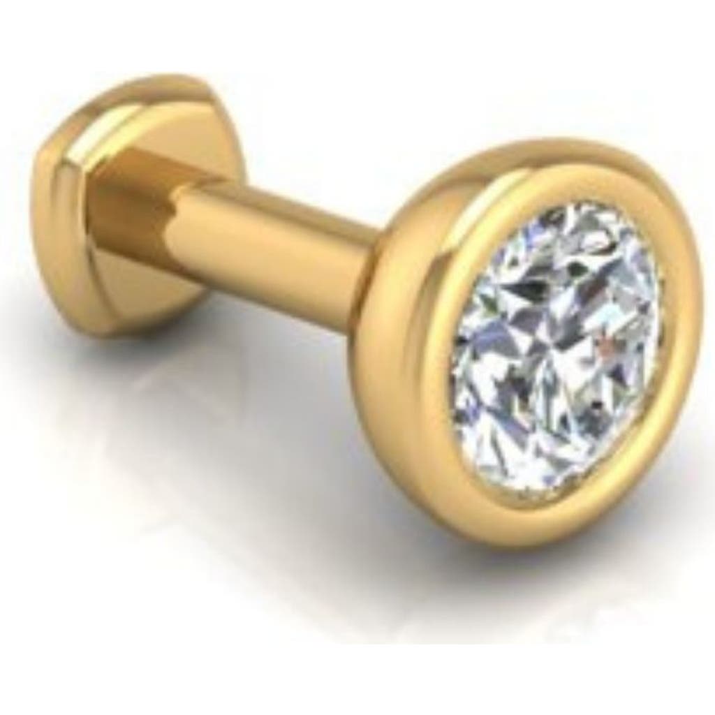 Seed2stone The Starlet Flat Back Stud In Gold