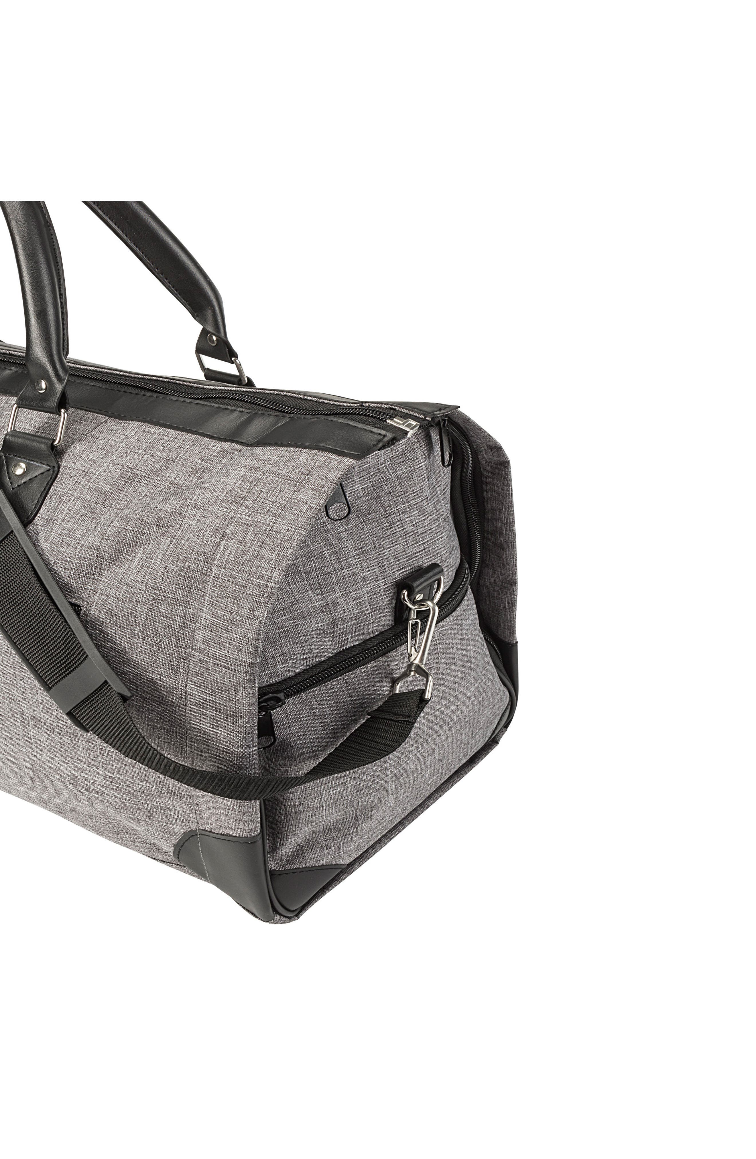 Cathy's Concepts Cathys Concepts Monogram Duffle/Garment Bag, Alternate, color, 