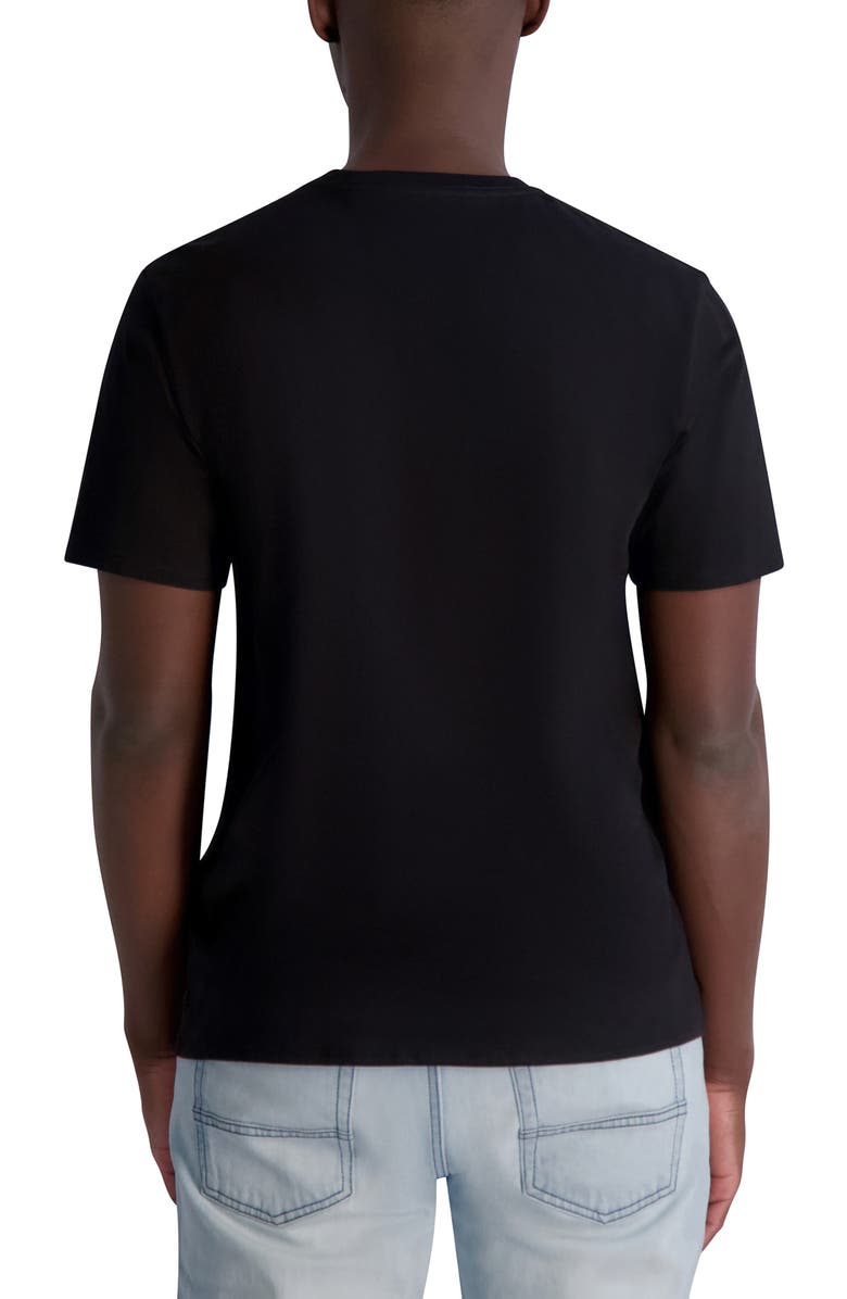 KARL LAGERFELD PARIS Small Karl Graphic T-Shirt, Alternate, color, Black