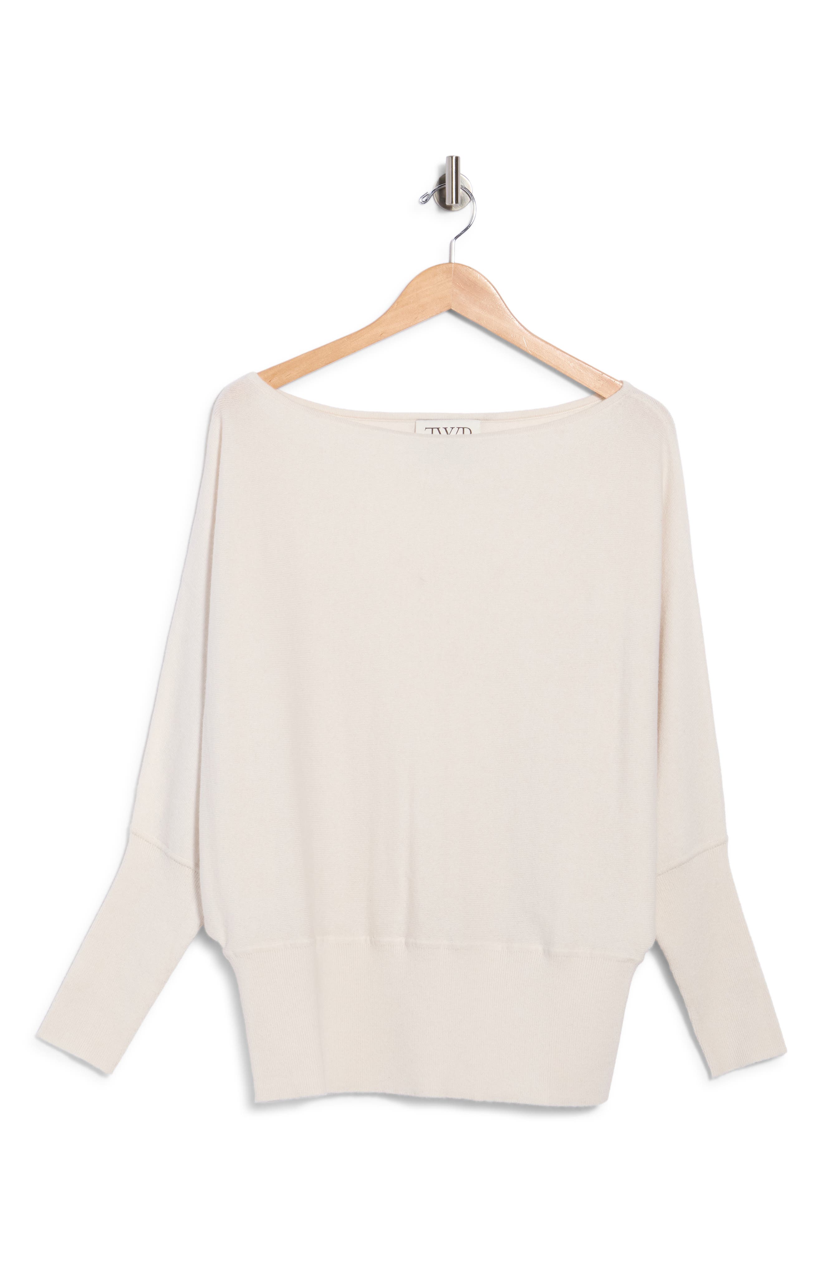 Off the Shoulder Cashmere Sweater