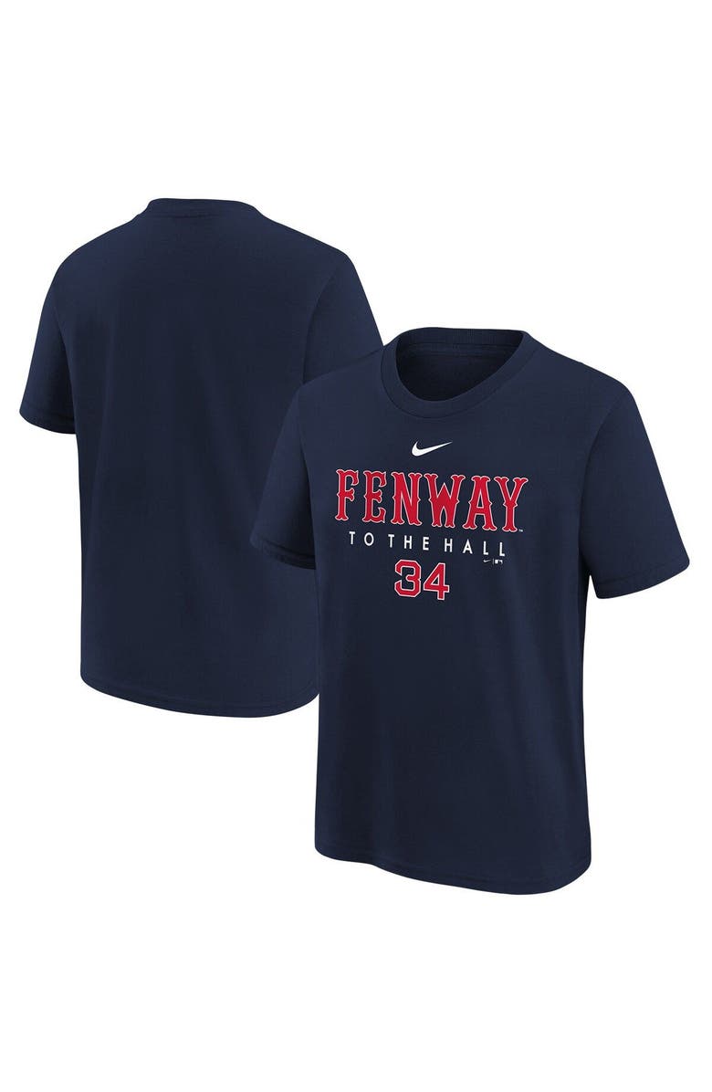 Nike Youth Nike David Ortiz Navy Boston Red Sox 2022 Hall of Fame Number Graphic T-Shirt, Main, color, 