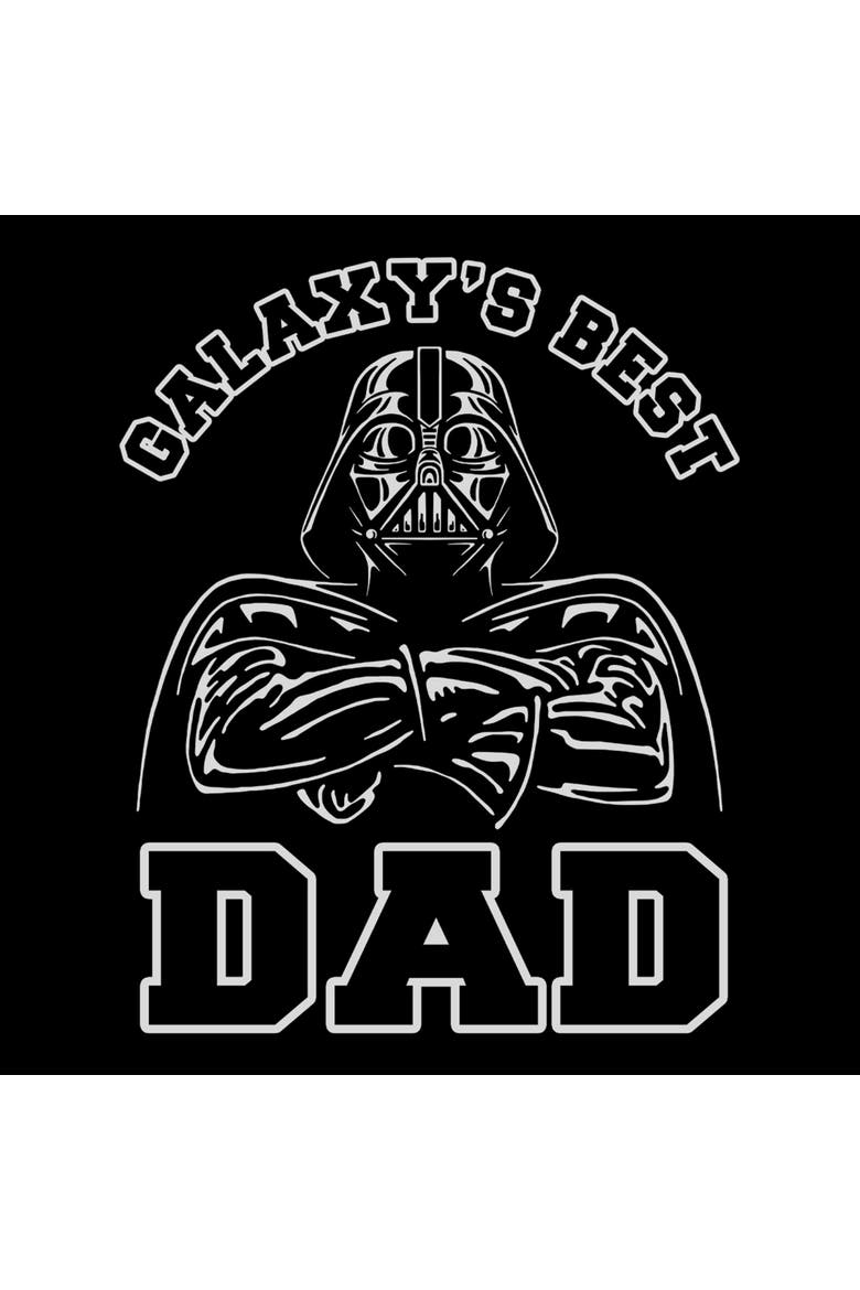 Men's Star Wars A New Hope Galaxy's Best Dad Vader  Graphic T-Shirt, Alternate, color, Black