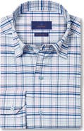 David Donahue Performance Plaid Sport Shirt