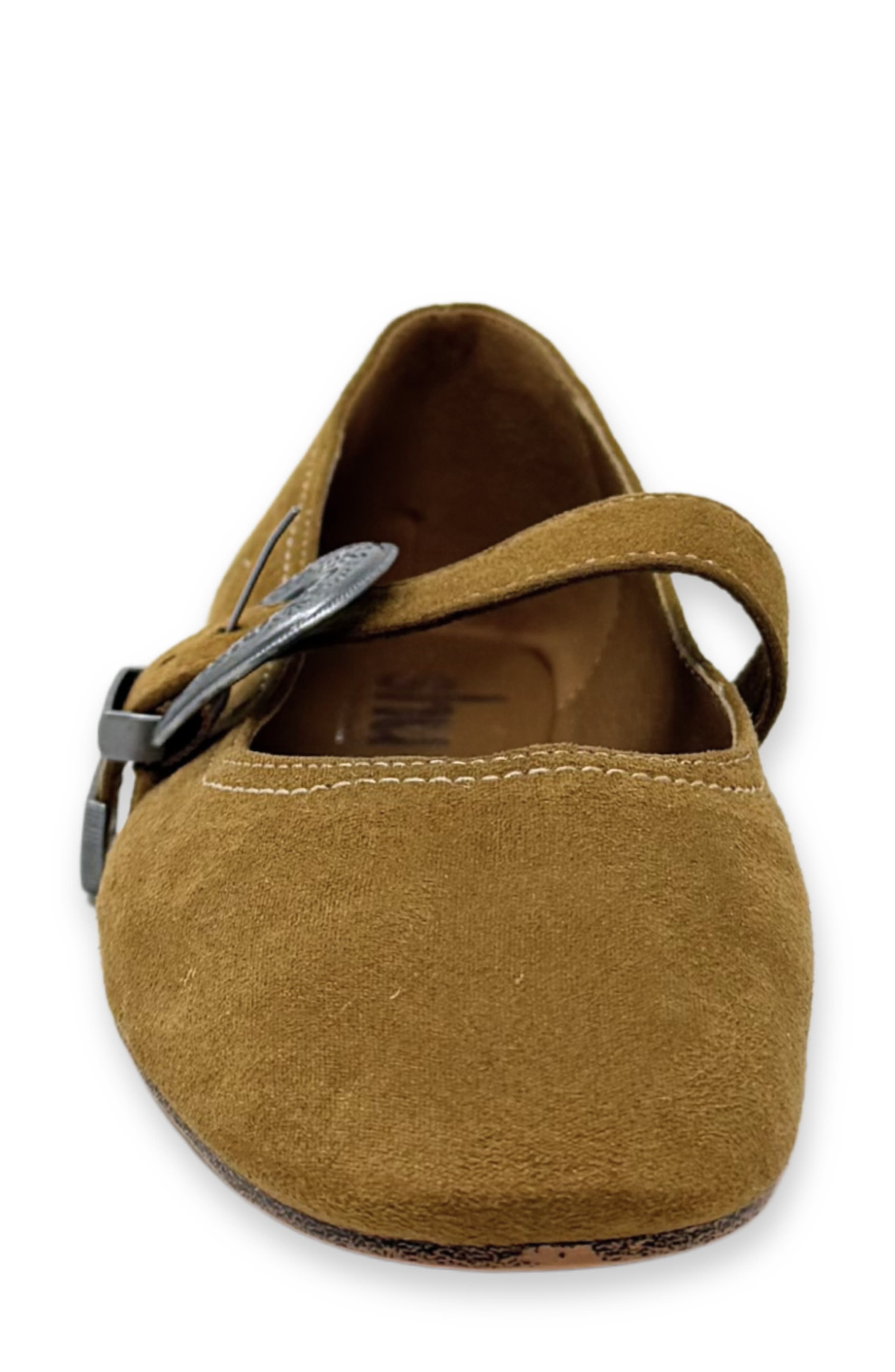 Anastasia Mary Jane Flat, Alternate, color, TAN