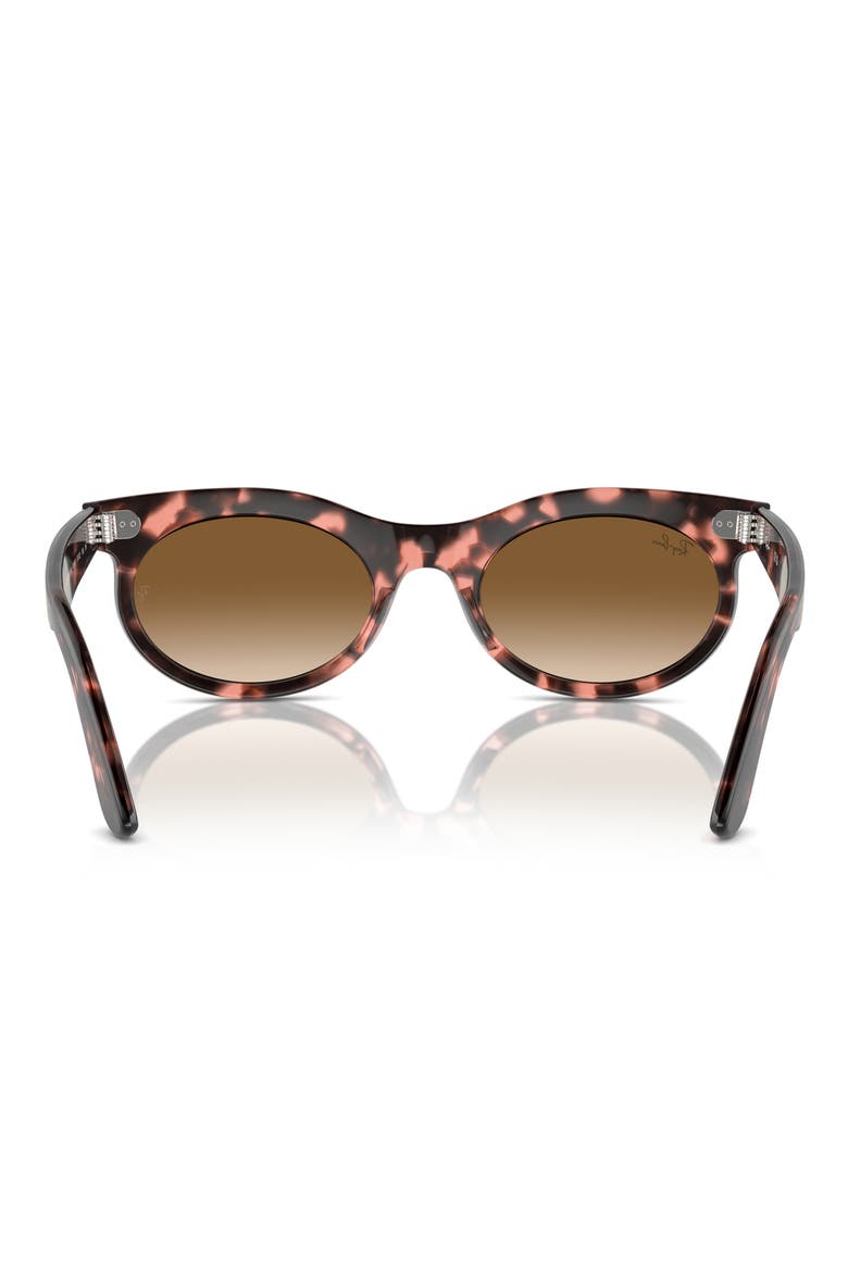 Wayfarer 53mm Oval Sunglasses, Alternate, color, HAVANA PINK