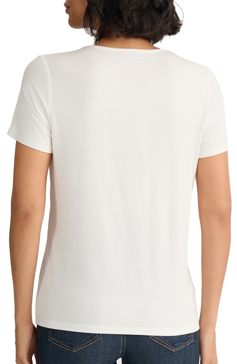 Jones New York Graphic T-Shirt, Alternate, color, Natural White