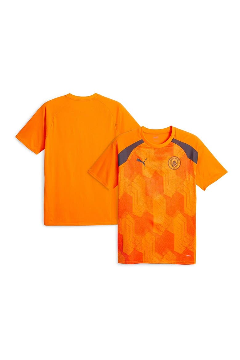 Men's Puma  Orange Manchester City 2023/24 Pre-Match Jersey, Main, color, Orange