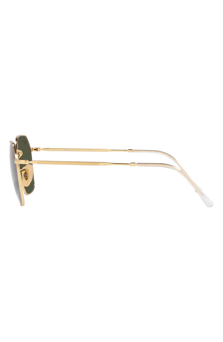 Ray-Ban Jim 53mm Irregular Sunglasses, Alternate, color, Gold Flash