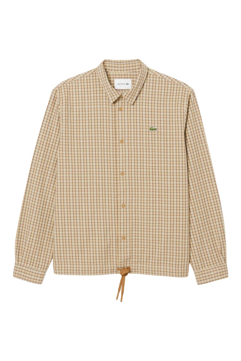 Oversize Drawstring Hem Snap Front Overshirt, Alternate, color, FRANCE BLUE/ VIENNESE-DATE
