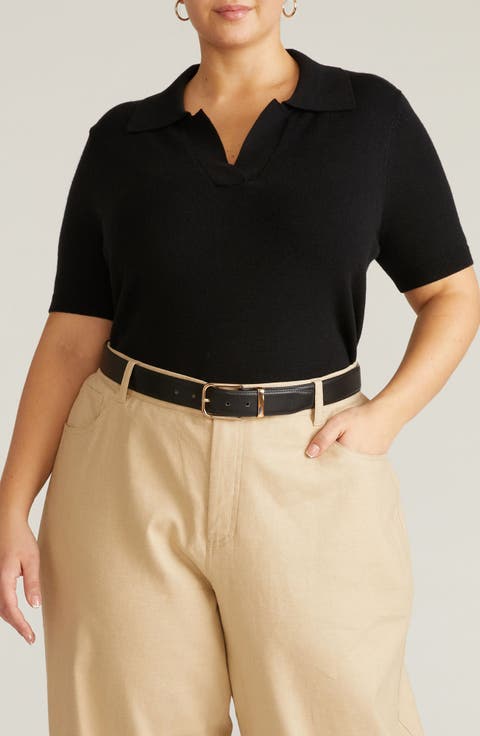 Short Sleeve Sweater (Regular & Plus)