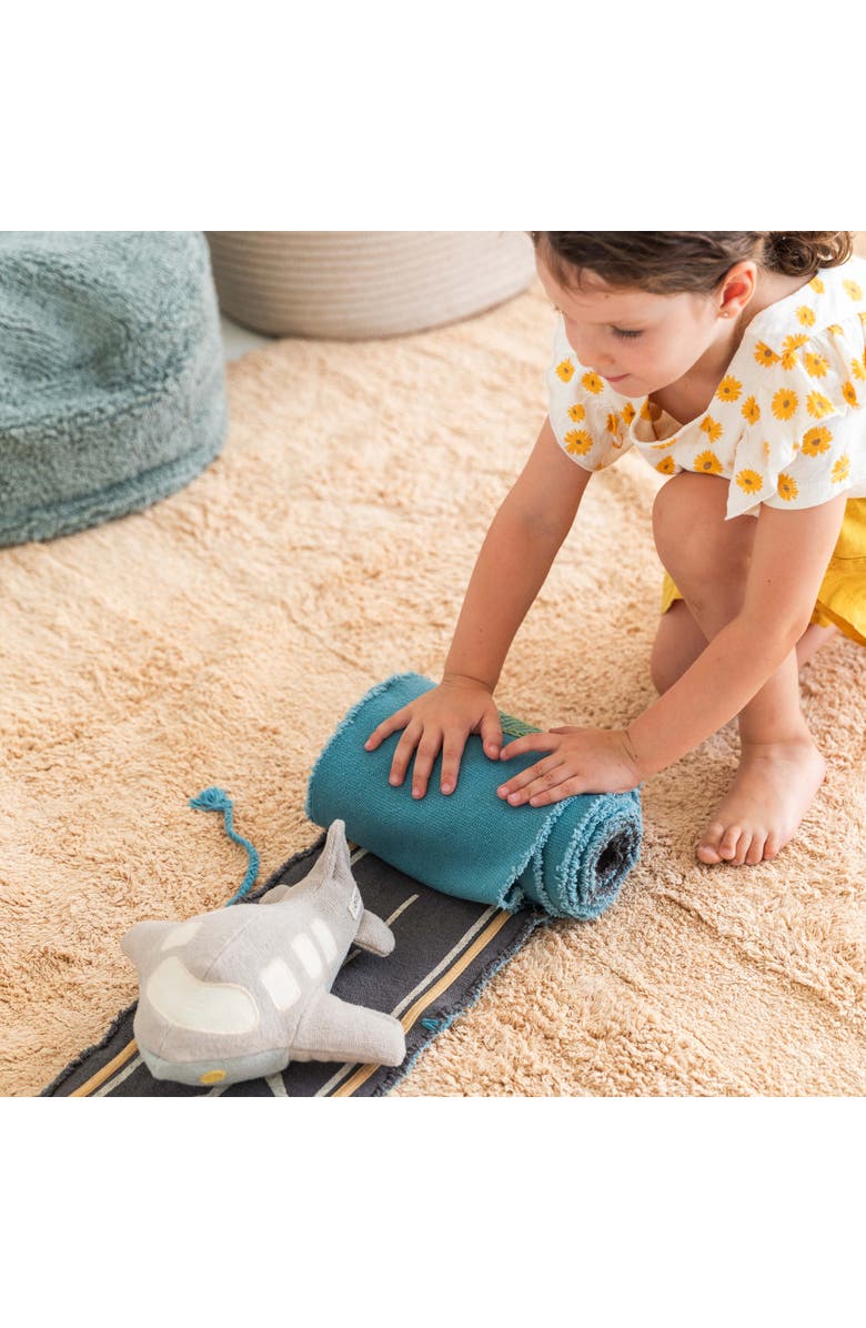 Lorena Canals Soft toy Ride & Roll, Alternate, color, Light Blue With Grey