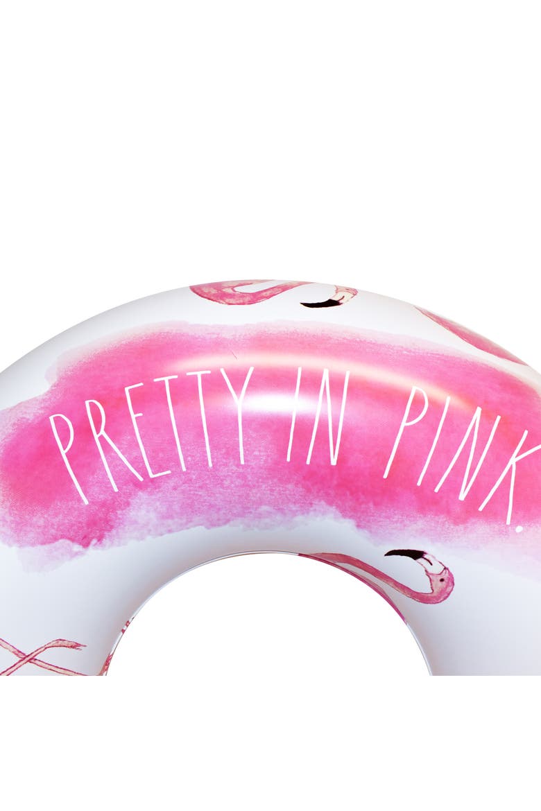 Pretty In Pink 48 Inch Flamingo Inflatable Jumbo Pool Tube, Alternate, color, Pink