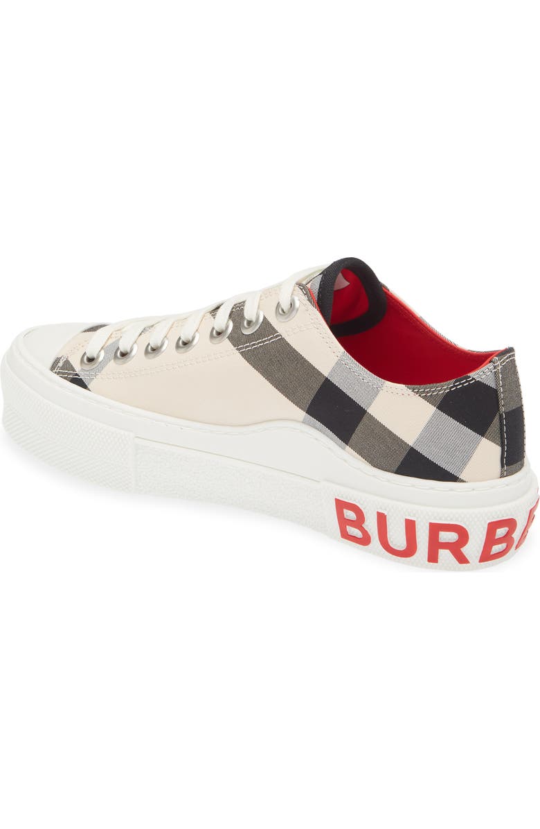 Burberry Jack Check Low Top Sneaker, Alternate, color,