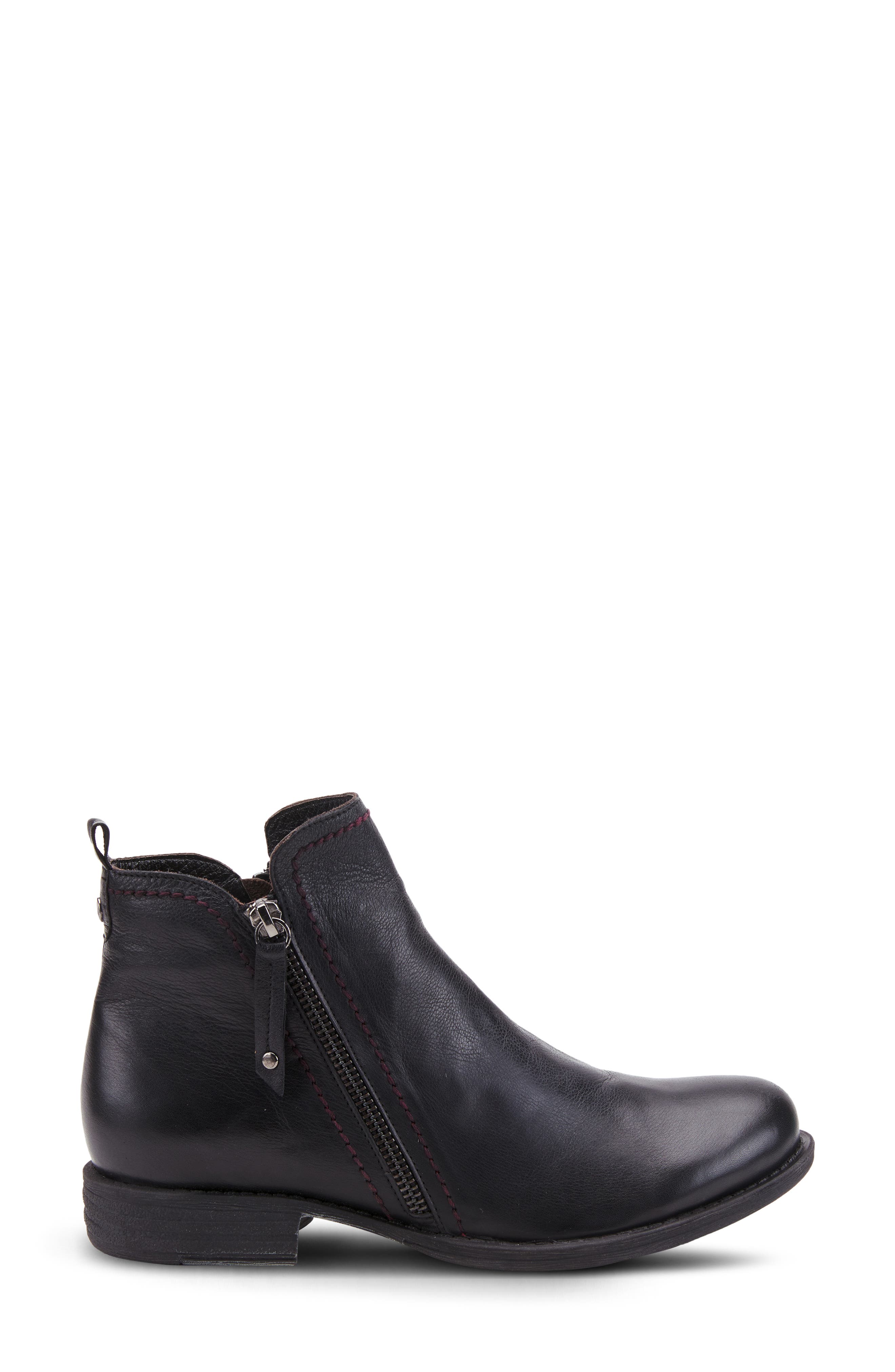 Spring Step Oziel Bootie, Alternate, color, Black Leather