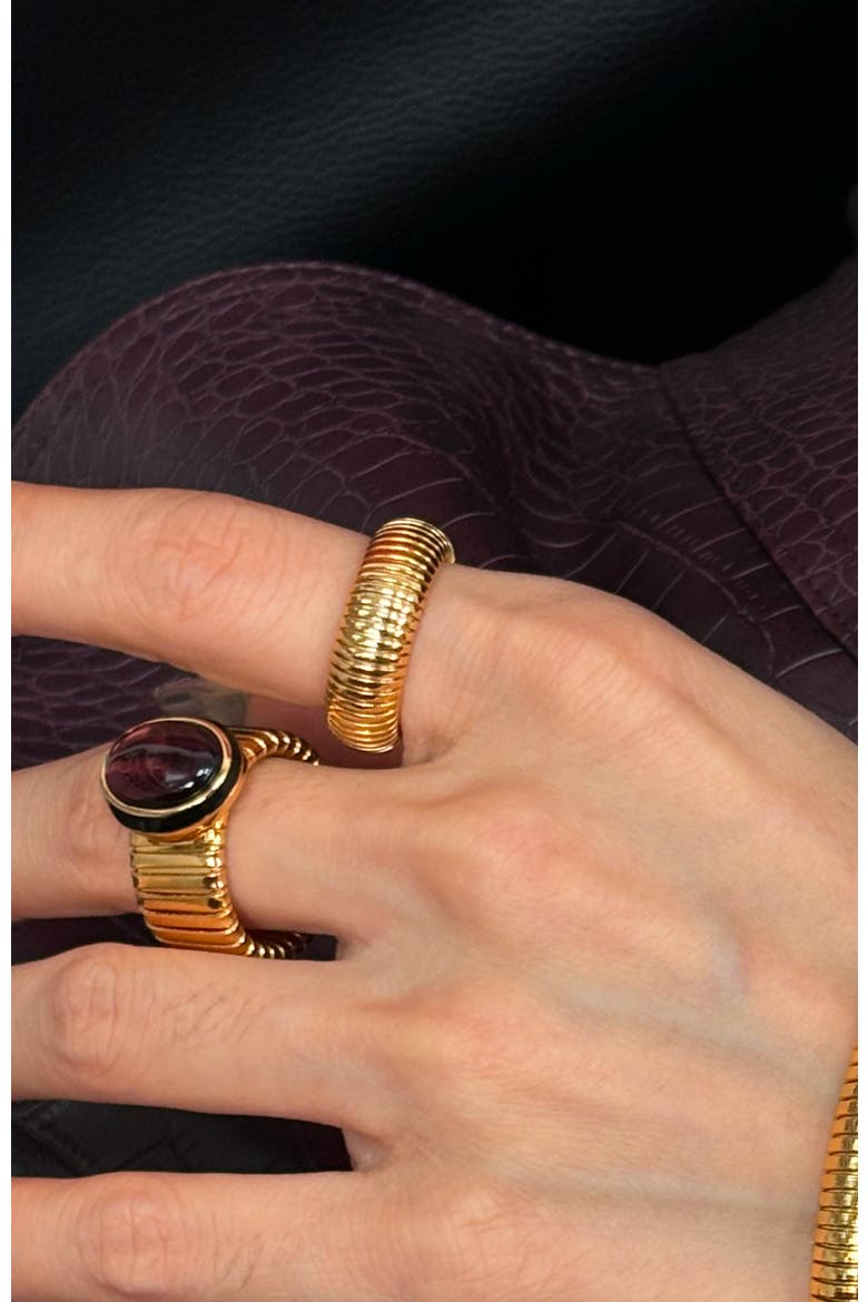 Gladiator Minimalist Ring, Alternate, color, Gold