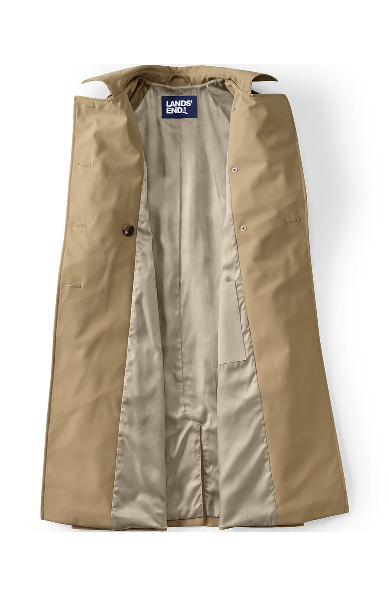 Lands' End Squall Waterproof Modern Trench Coat, Alternate, color, Desert Tan