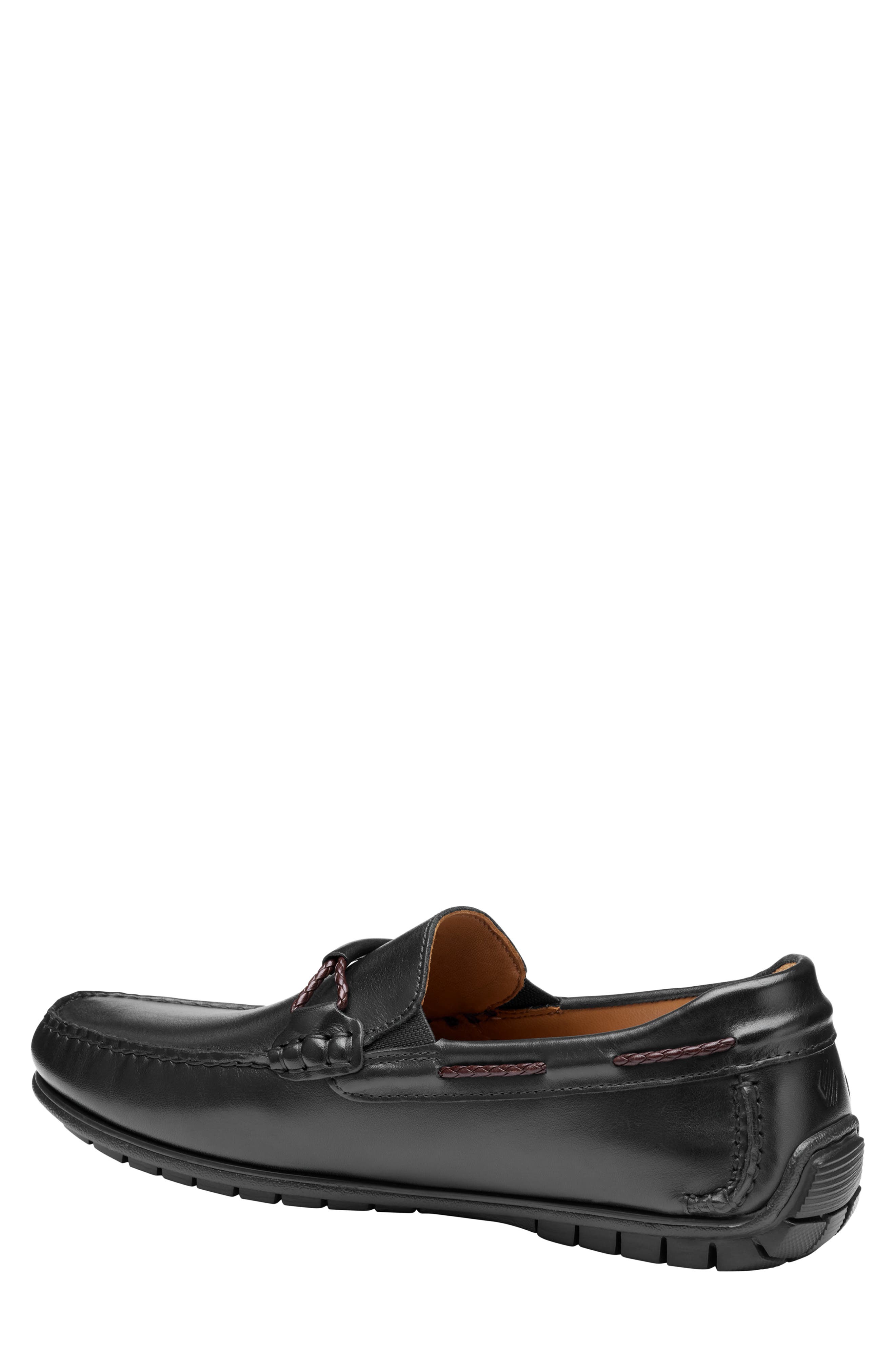 Johnston & Murphy Cort 2.0 Bit Loafer, Alternate, color, Black Full Grain