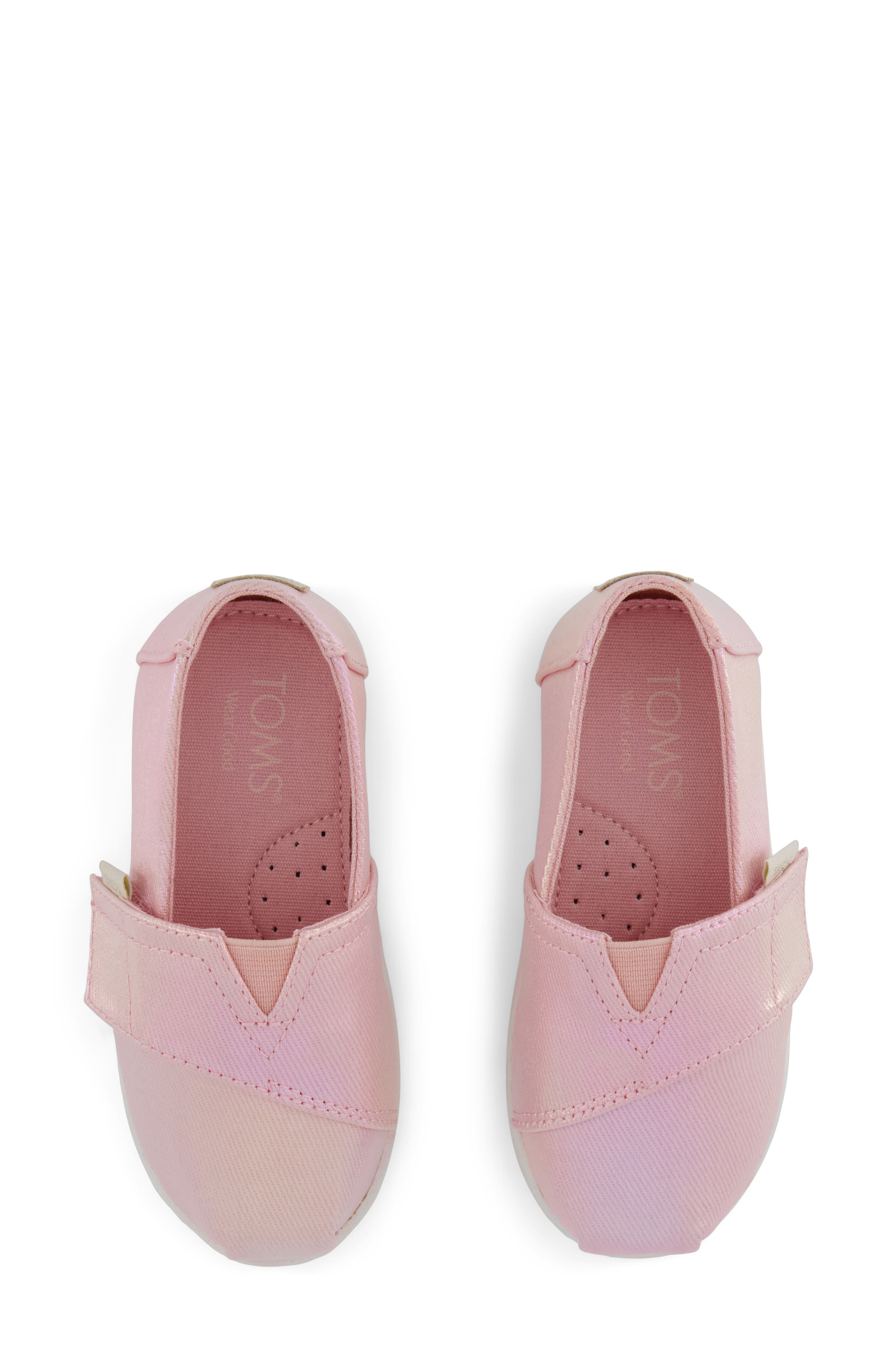 TOMS Kids' Alpargata Sneaker, Alternate, color, Pink