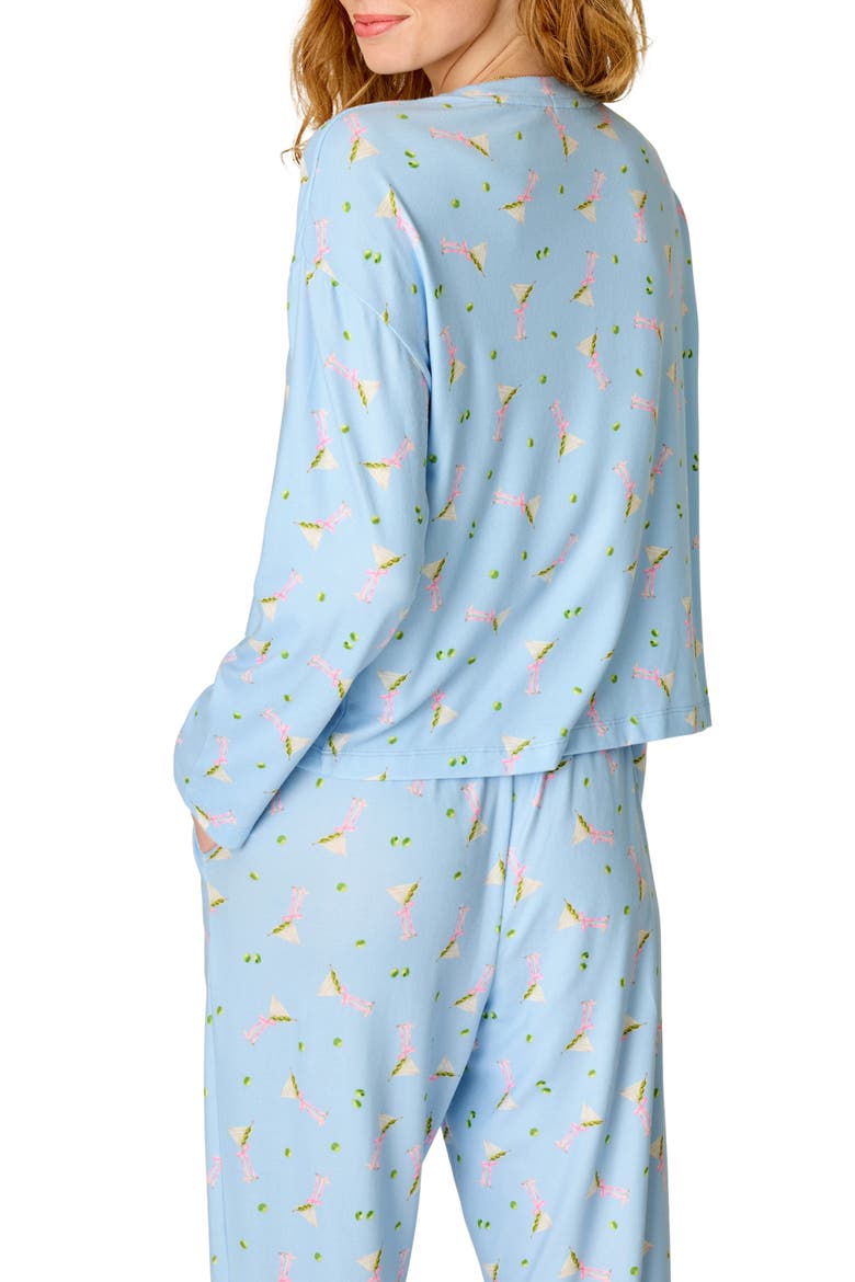 Olive You Pajamas, Alternate, color, BREEZE