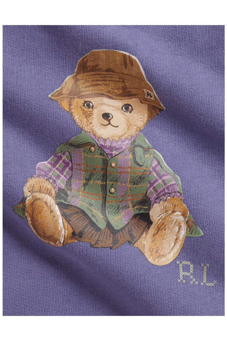 Kids' Polo Bear Fleece Coverall, Alternate, color, SUMMER PURPLE
