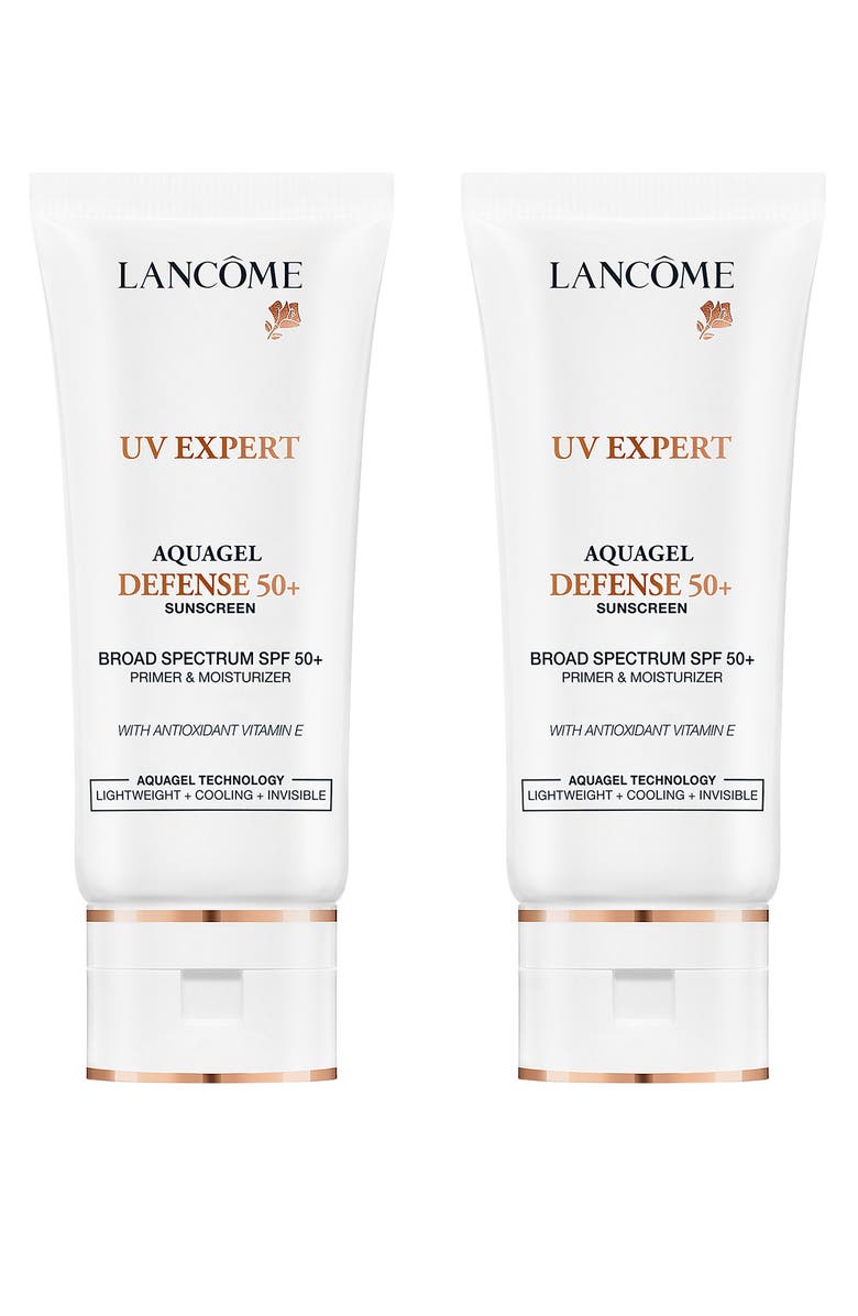 Lancôme UV Expert Aquagel Defense Primer 
Moisturizer SPF 50 Duo $96 Value, Main, color, 