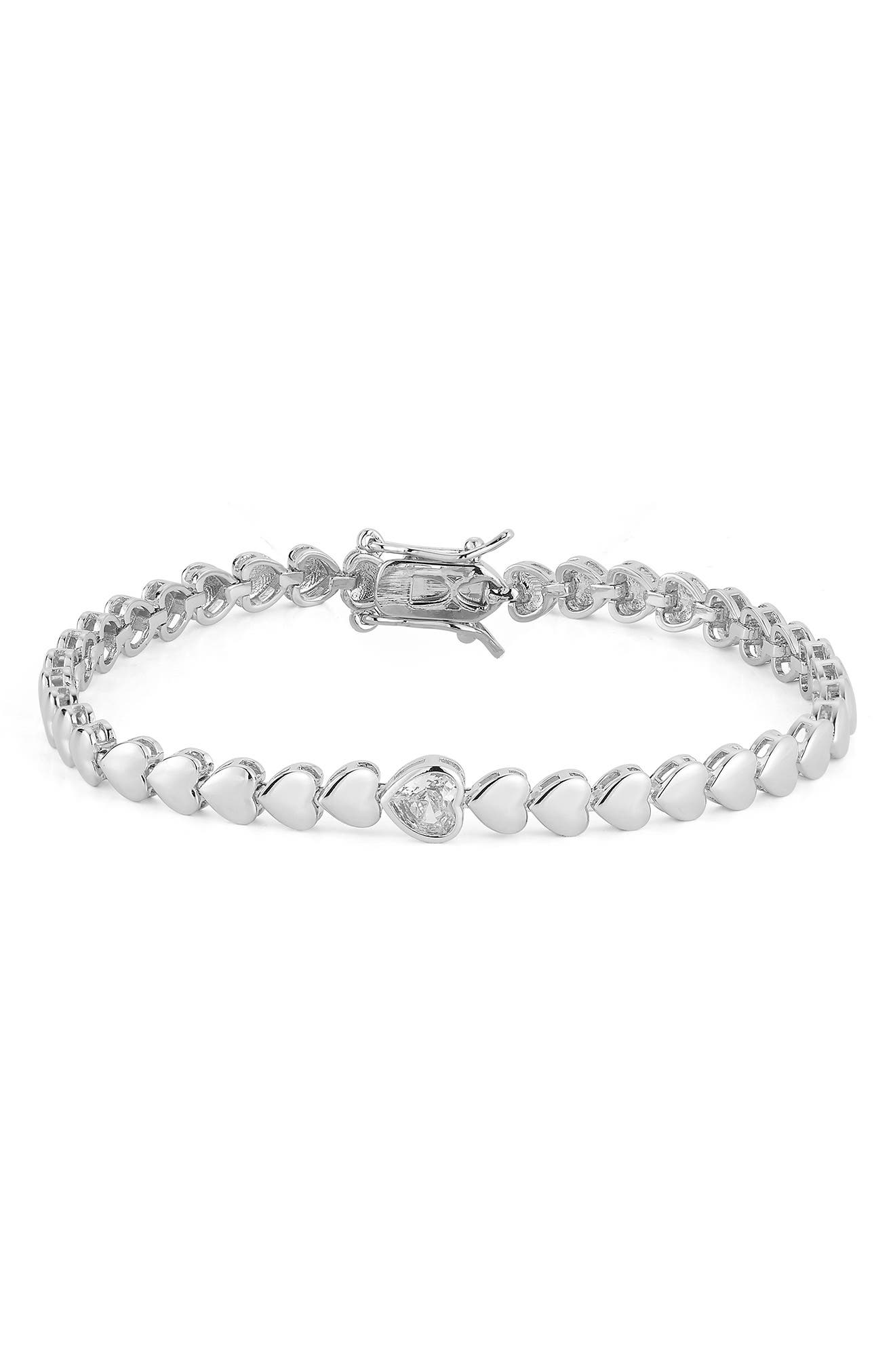 Heart Cubic Zirconia Bracelet