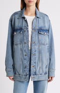 FRAME The Extended Denim Trucker Jacket